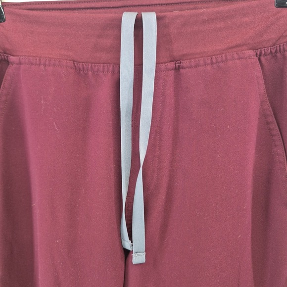 FIGS‎ Axim Cargo Scrub Pants Men's Medium Burgundy / Maroon - Picture 13 of 14
